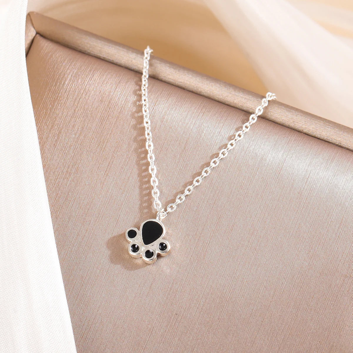 Animal Pendant Silver Necklace