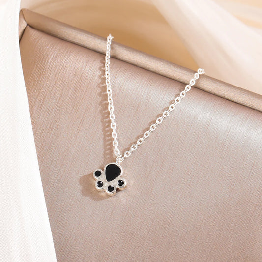 Animal Pendant Silver Necklace