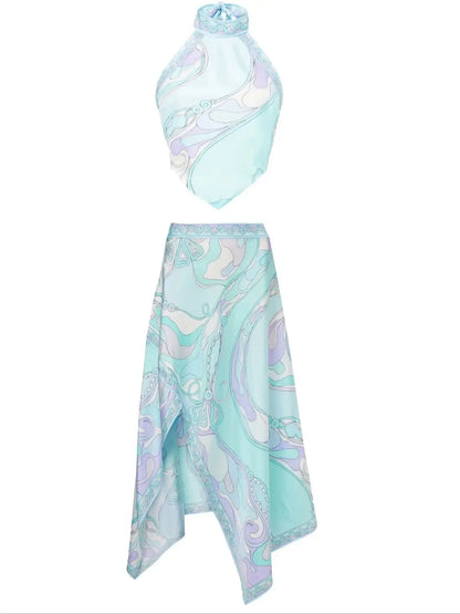 Ruched Beach Set