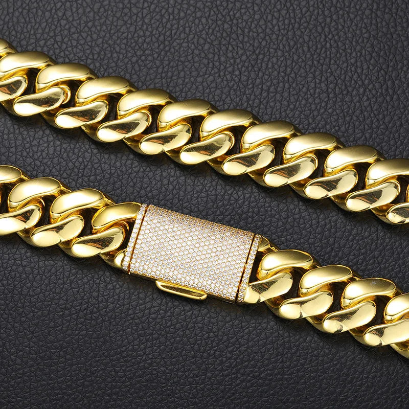 Hiphop Gold Cuban Chain Pure