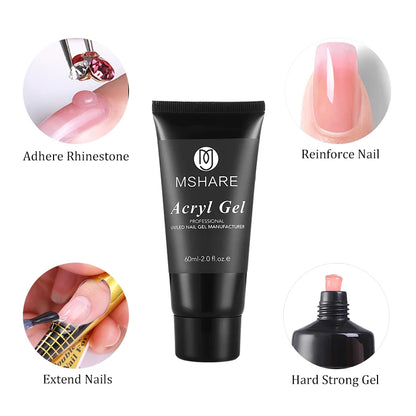 Acrylic Nail Extension Builder Gel