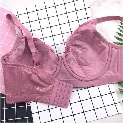 Floral Lace Push Up Bra
