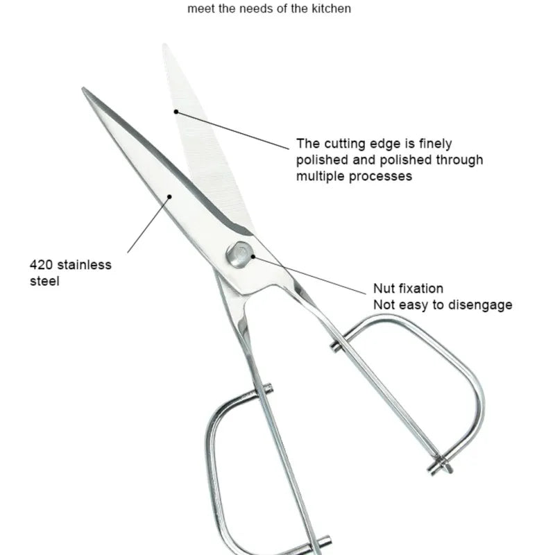 Stainless Steel Grill Scissors All