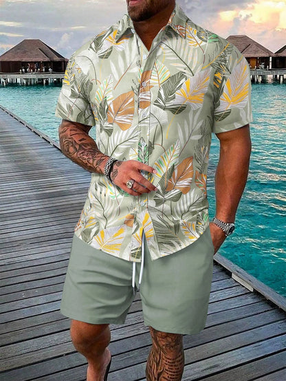 Tropical Floral Hawaiian Shirt