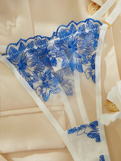 Floral Lace Bra Set