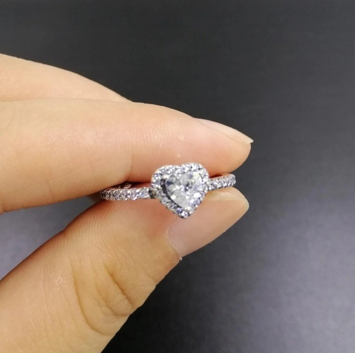 Eternal Rose Heart Ring