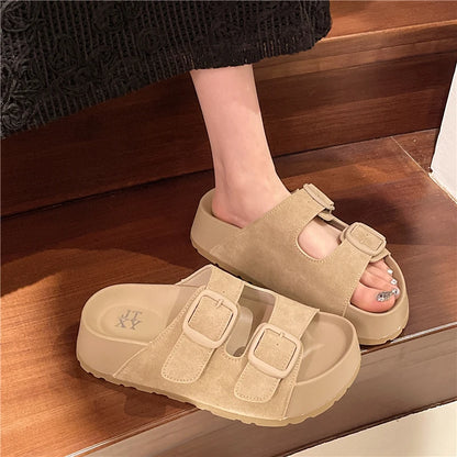 Retro Buckle Platforms