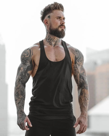 Gym Stringer Tank Top Muscle