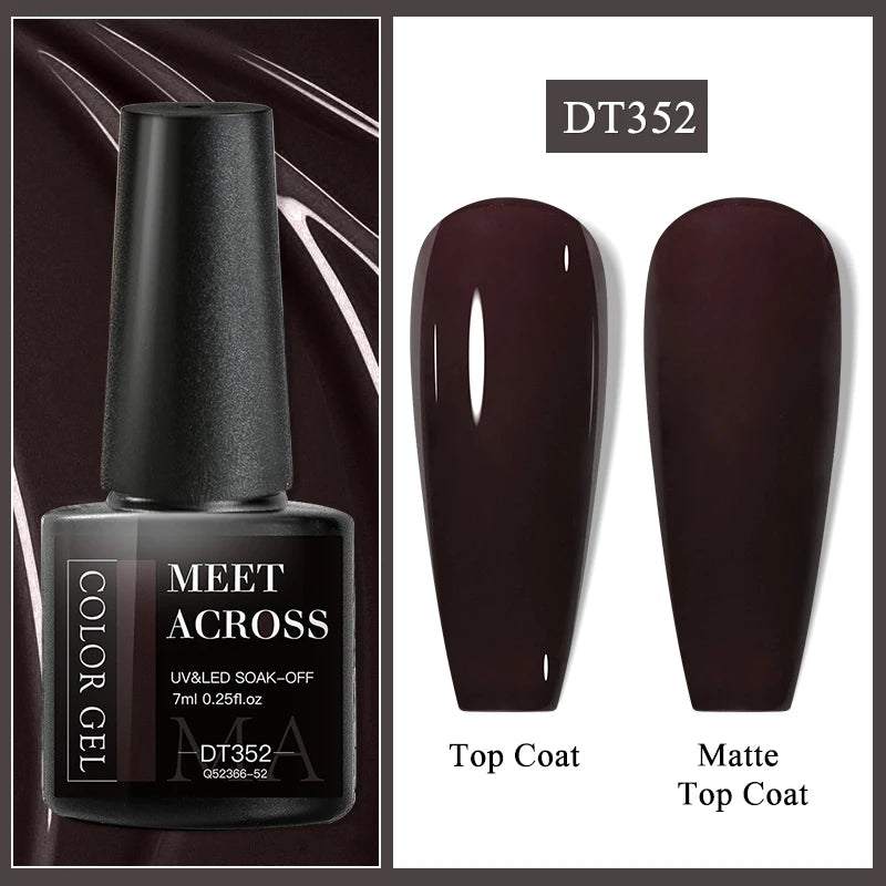 MEET ACROSS Matte Gel Polish