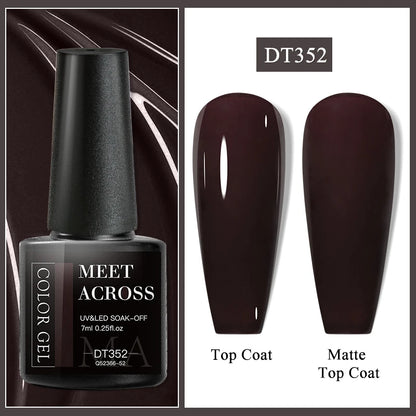 MEET ACROSS Matte Gel Polish
