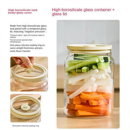 Glass Japan Style Fermentation Jar