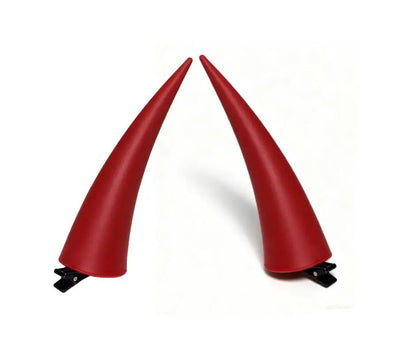 Red Devil Horn Hair Clip