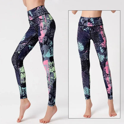 Cloud Hide Floral Push-Up Leggings
