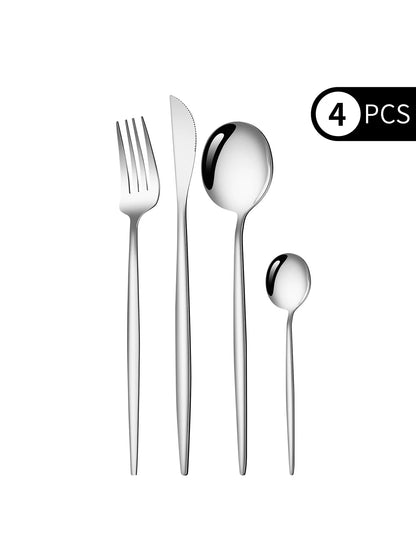 Metal Western Solid Piece Set