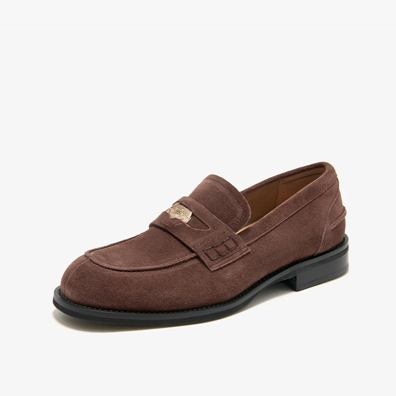 Beautoday Suede Penny Loafers