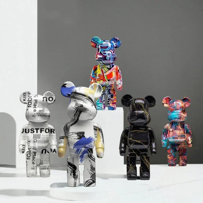 Graffiti Bear Statue
