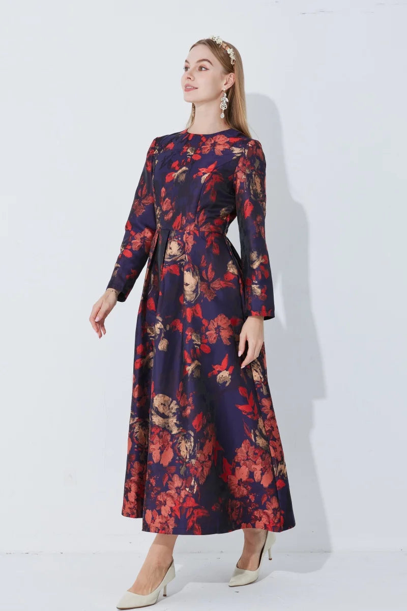 Floral Evening Gown