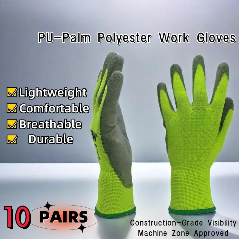 PU Coated Safety Gloves