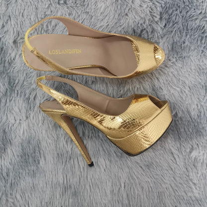 Gladiator Platform Heels
