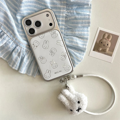Full Coverage Plush & Silicone Case for iPhone 17 Pro Max | 17 Pro | 16 Pro Max | 16 Pro | 15 Pro Max | 15 Pro