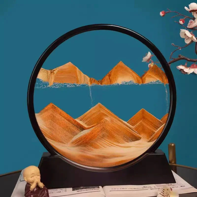 Moving Sand Art