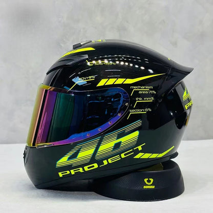 KEAZ Retro Vintage Full-Face Helmet
