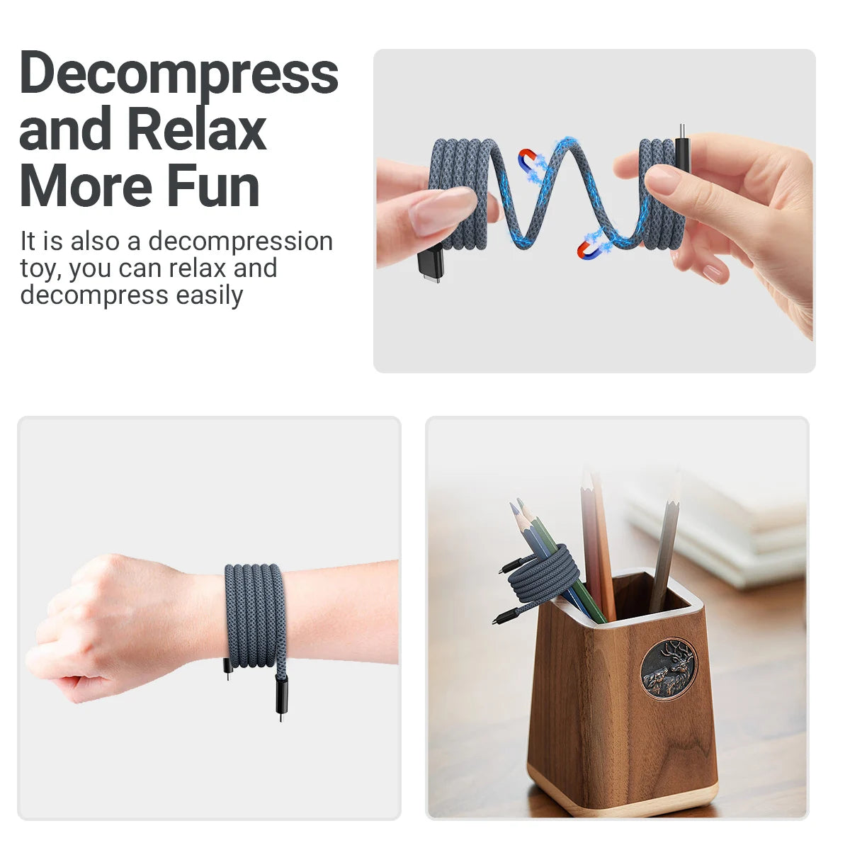 Magnetic USB-C Cable