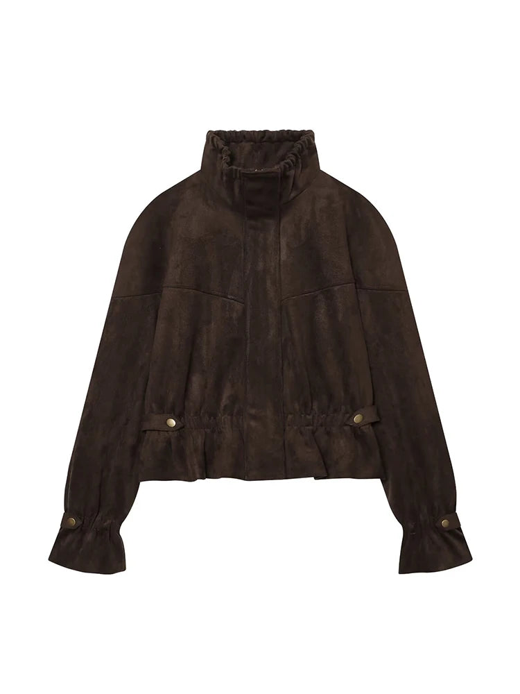 Solid Zip-Up Jacket
