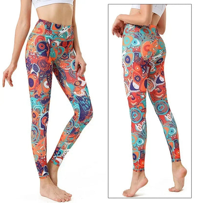 Cloud Hide Floral Push-Up Leggings