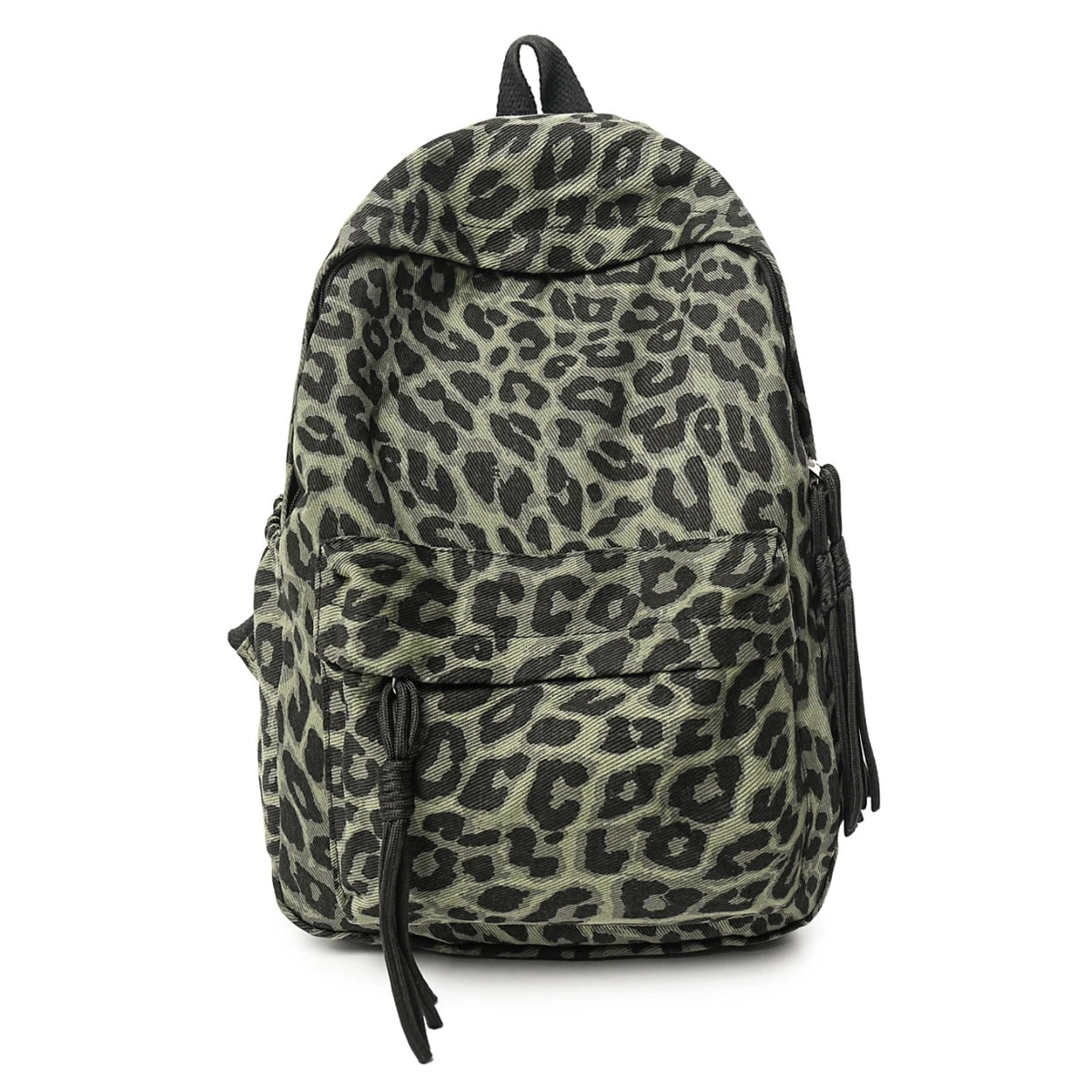 Leopard Print School Backpack