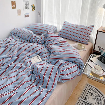 Striped Duvet Bedding Set