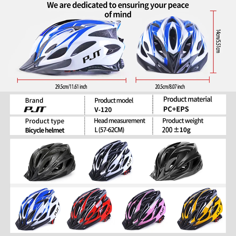 Hollow-Vent Comfort Lining Bike Helmet