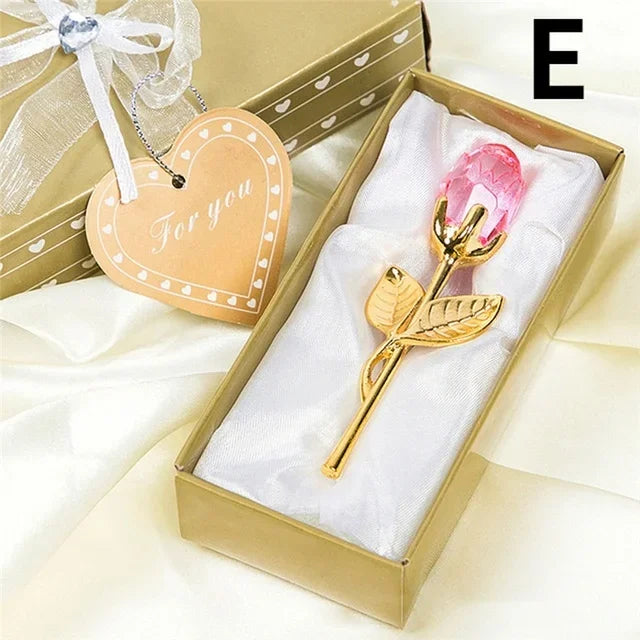 Elegant Crystal Rose