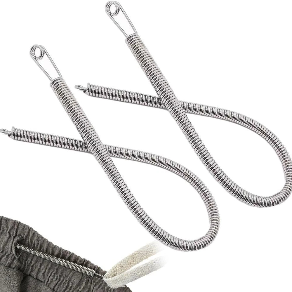 Spring-Loaded Drawstring Threader