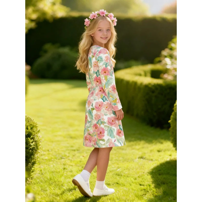 Rose Long Sleeve Dress