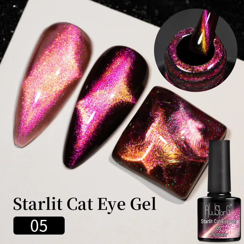 Pink Cat Eye Gel Polish