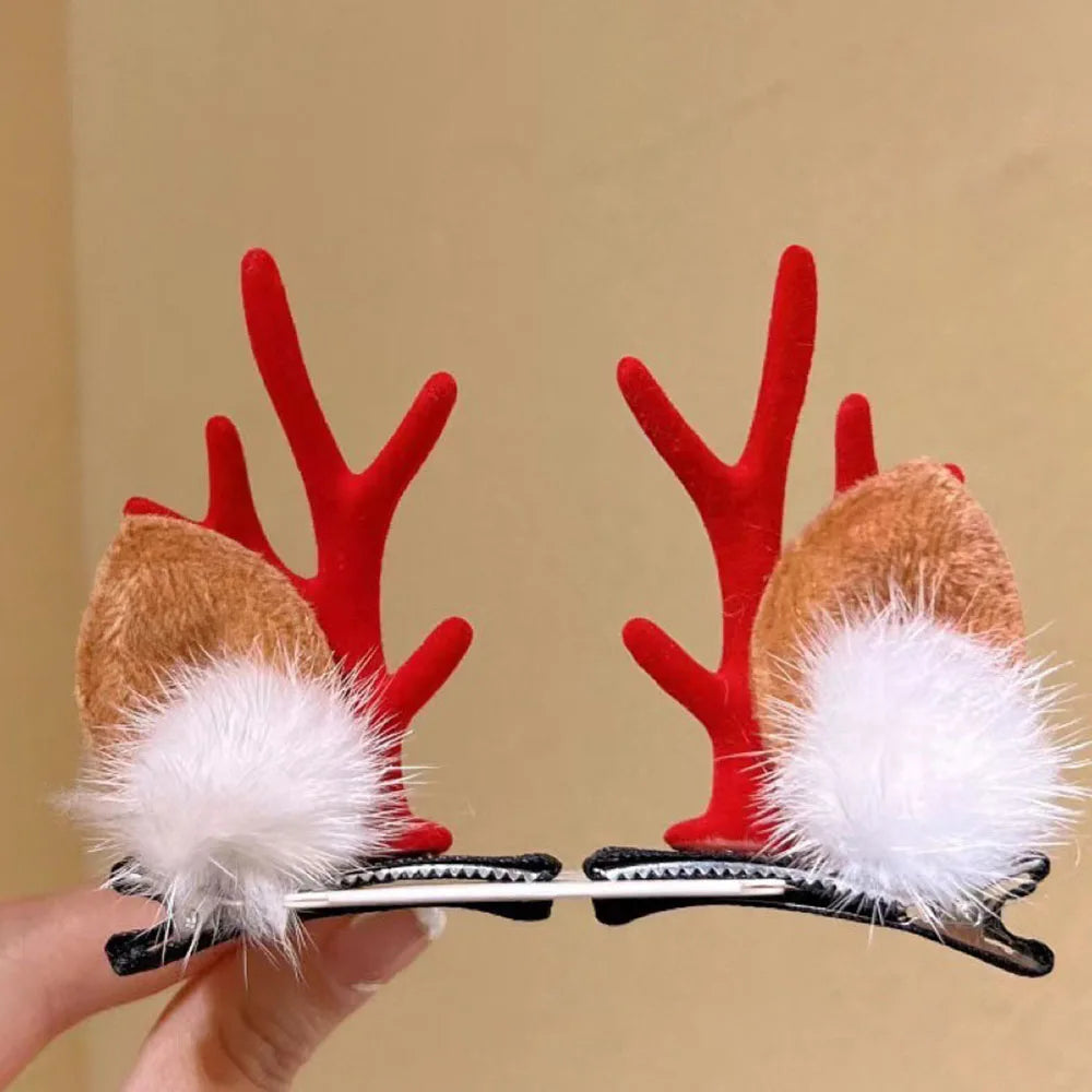 Christmas Antler Hair Clips