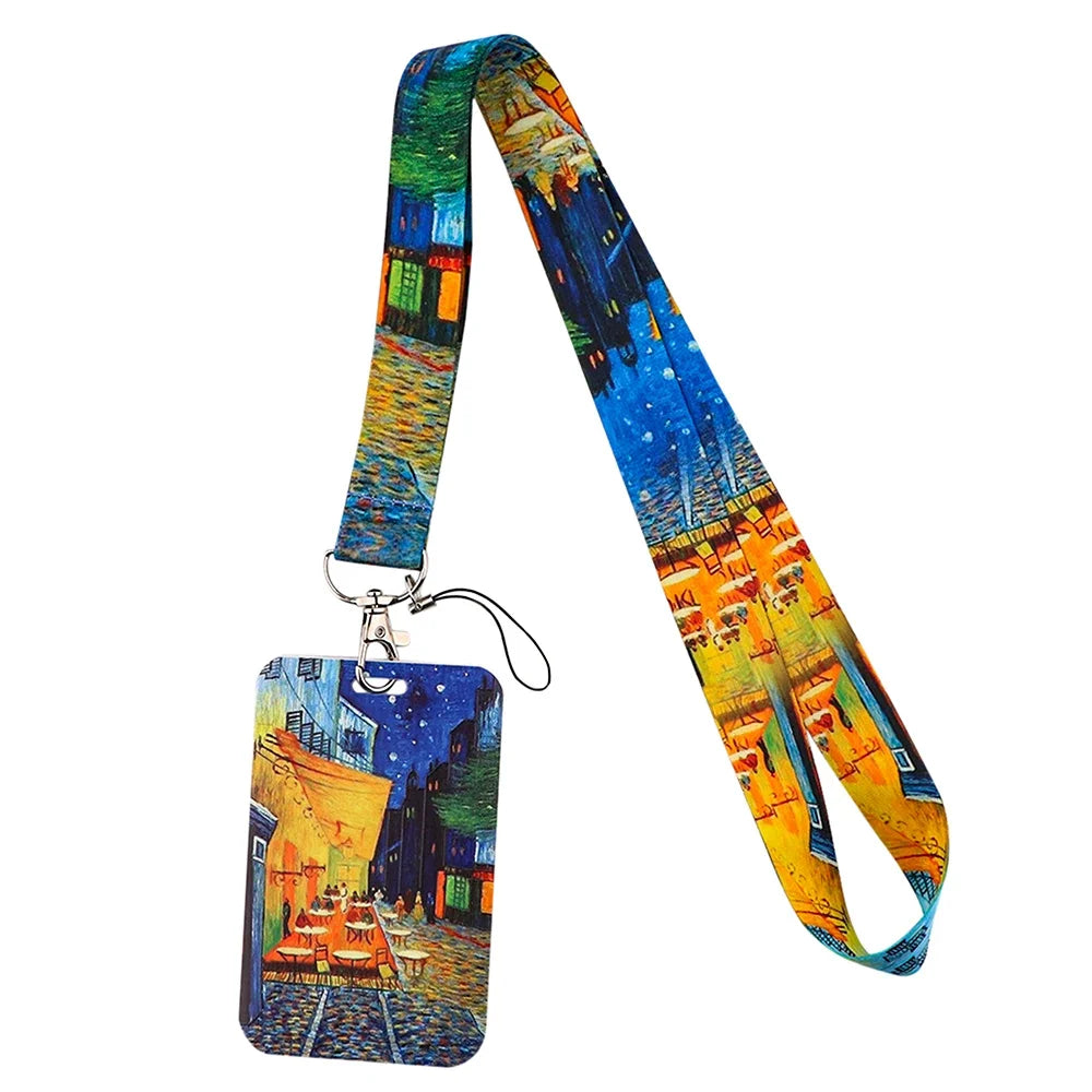 Sakura Cherry Blossoms Flower lanyard