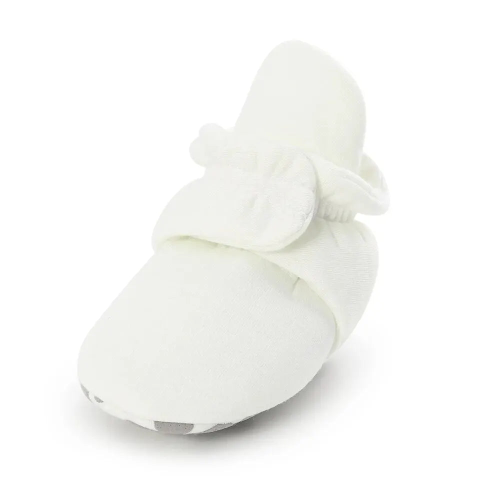 Star Checkered Baby Booties