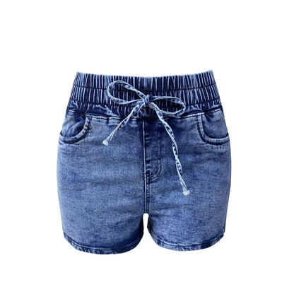 High Waist Denim Shorts