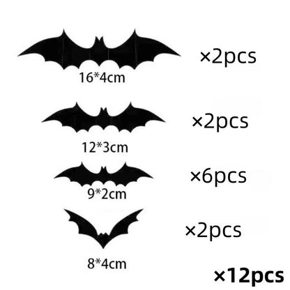 Glowing Bat Wall Decals
