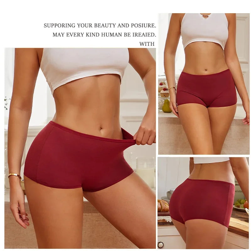 Seamless Cotton Boxer Briefs