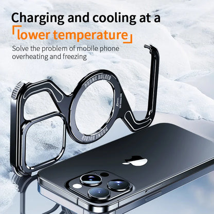 Metal Magnetic Case for iPhone 17 Pro Max | 17 Pro | 16 Pro Max | 16 Pro | 15 Pro Max | 15 Pro