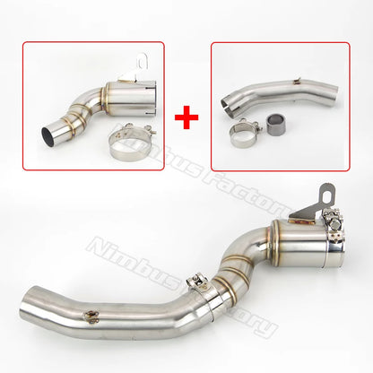 KTM RC/Duke 390 De-Cat Middle Link Pipe 45-51mm