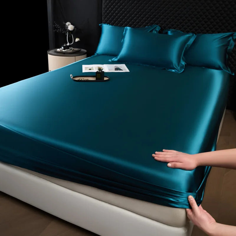 3-Piece Luxury Mulberry Silk Bed Sheet Set