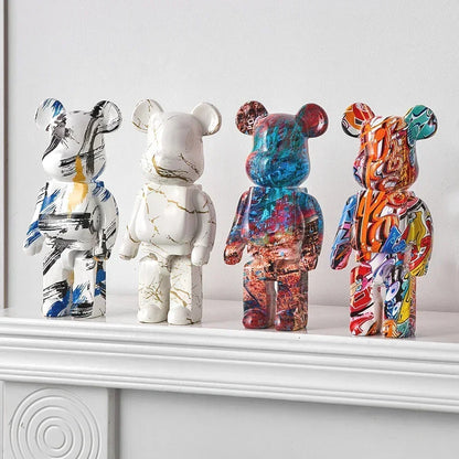 Graffiti Bear Statue