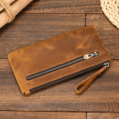 Leather Long Wallet