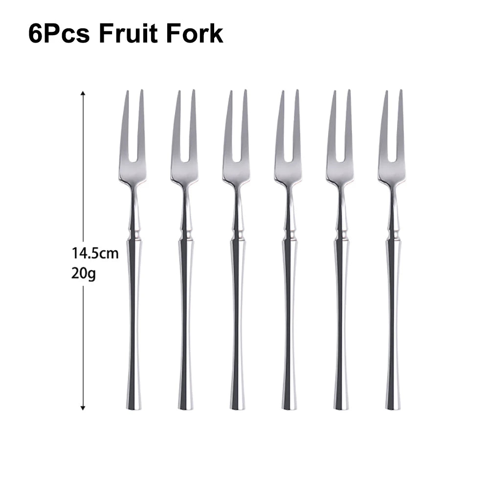 Metal Solid Color Spoon Set