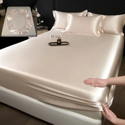 3-Piece Luxury Mulberry Silk Bed Sheet Set