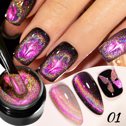Pink Cat Eye Gel Polish